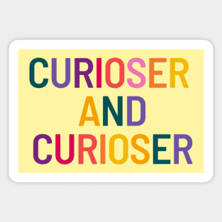 Curioser Sticker